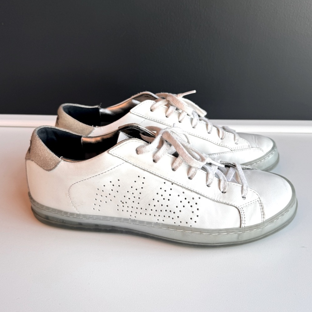 P448 Blue Gum Sole White Sneaker